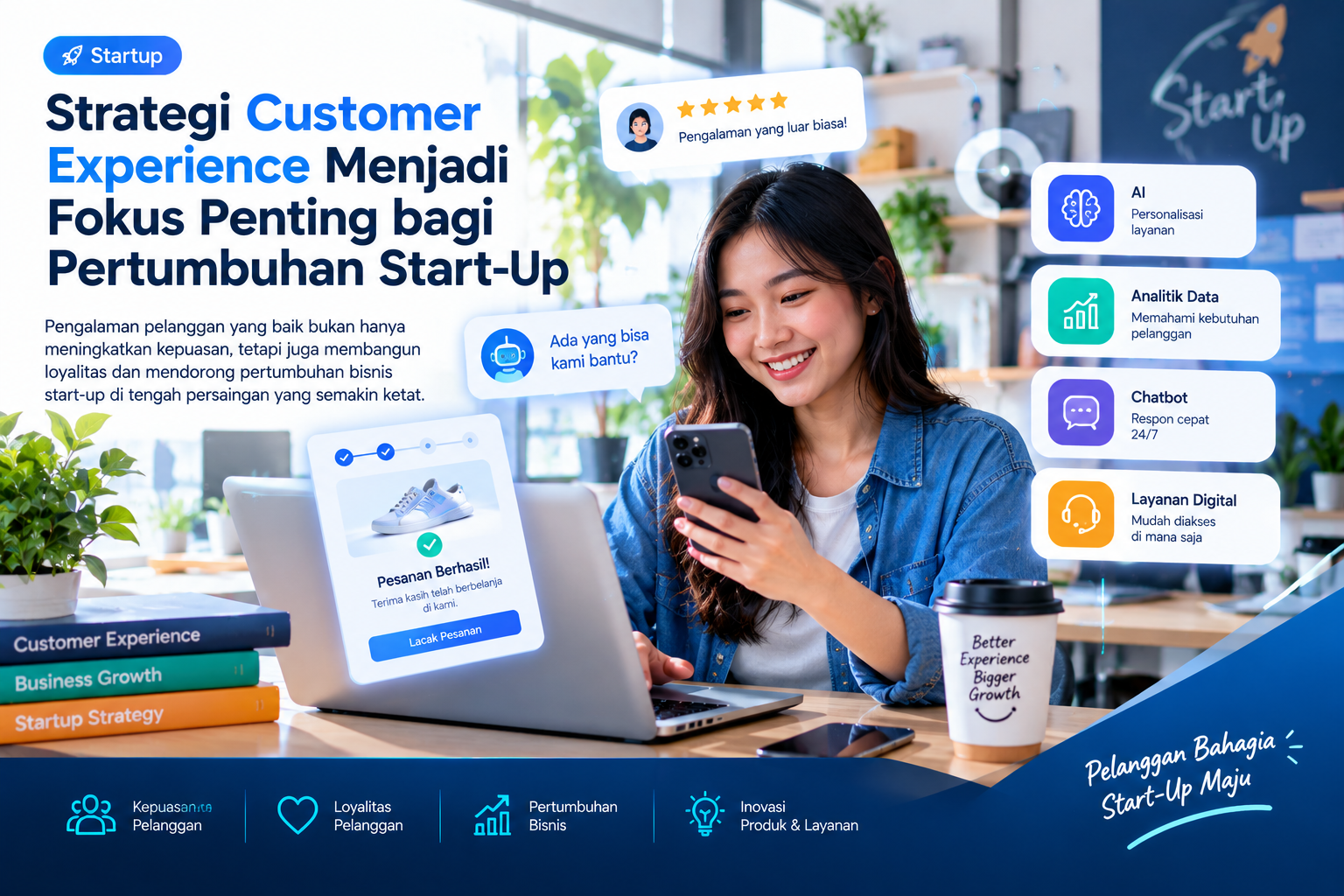 Strategi Customer Experience Menjadi Fokus Penting bagi Pertumbuhan Start-Up