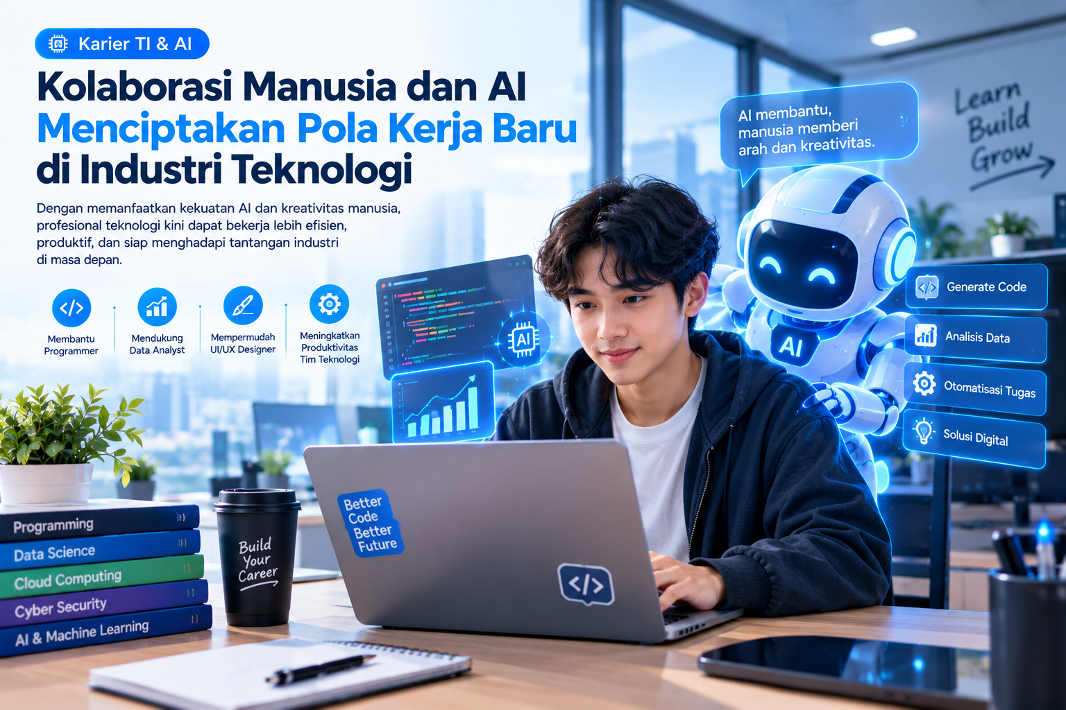 Kolaborasi Manusia dan AI Menciptakan Pola Kerja Baru di Industri Teknologi