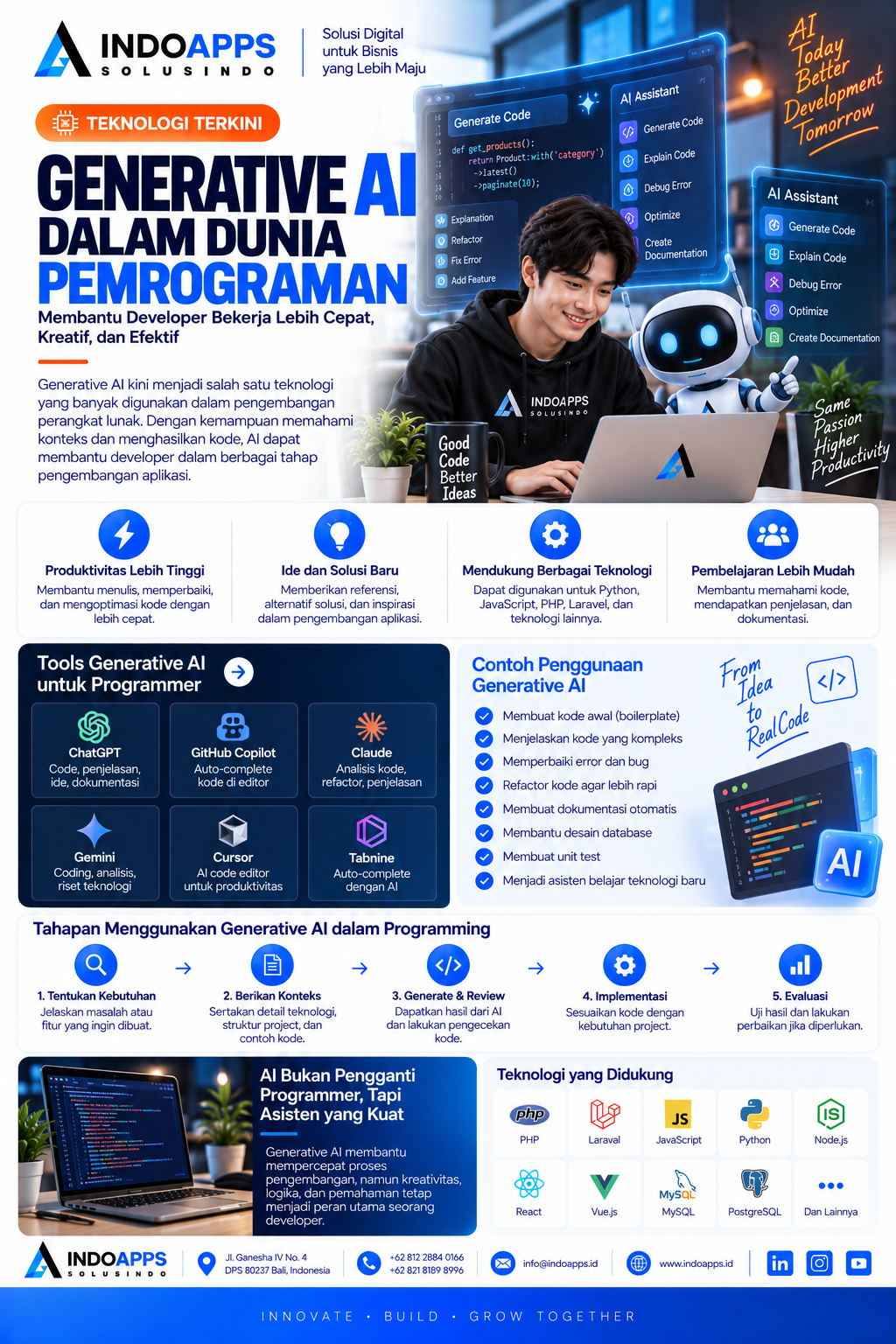 Generative AI dalam Dunia Pemrograman: Membantu Developer Bekerja Lebih Cepat