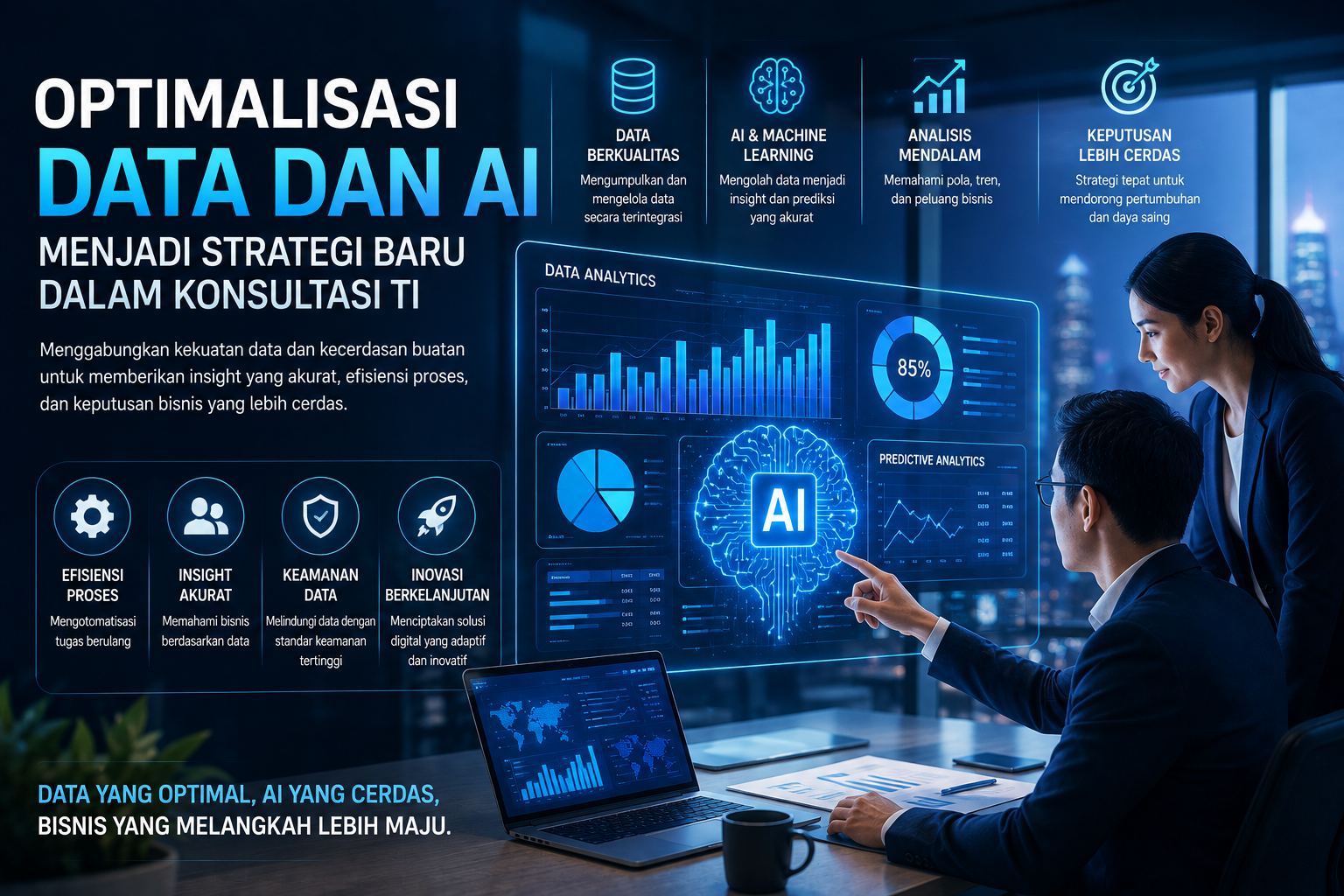 Optimalisasi Data dan AI Menjadi Strategi Baru dalam Konsultasi TI