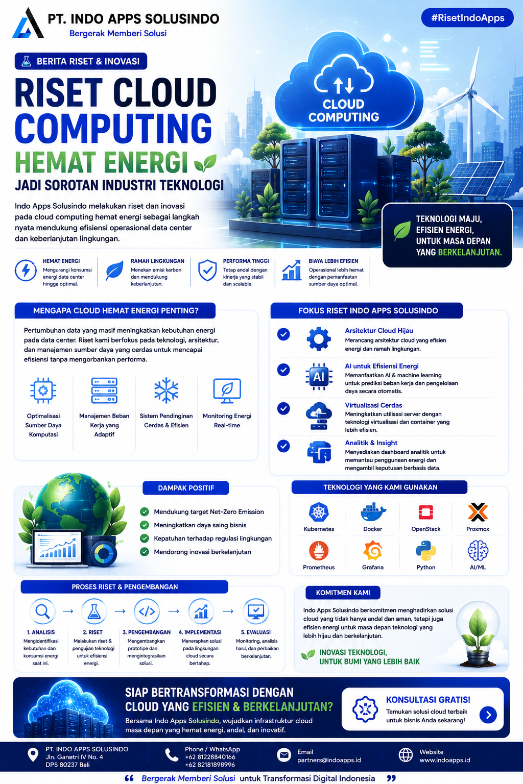 Riset Cloud Computing Hemat Energi Jadi Sorotan Industri Teknologi