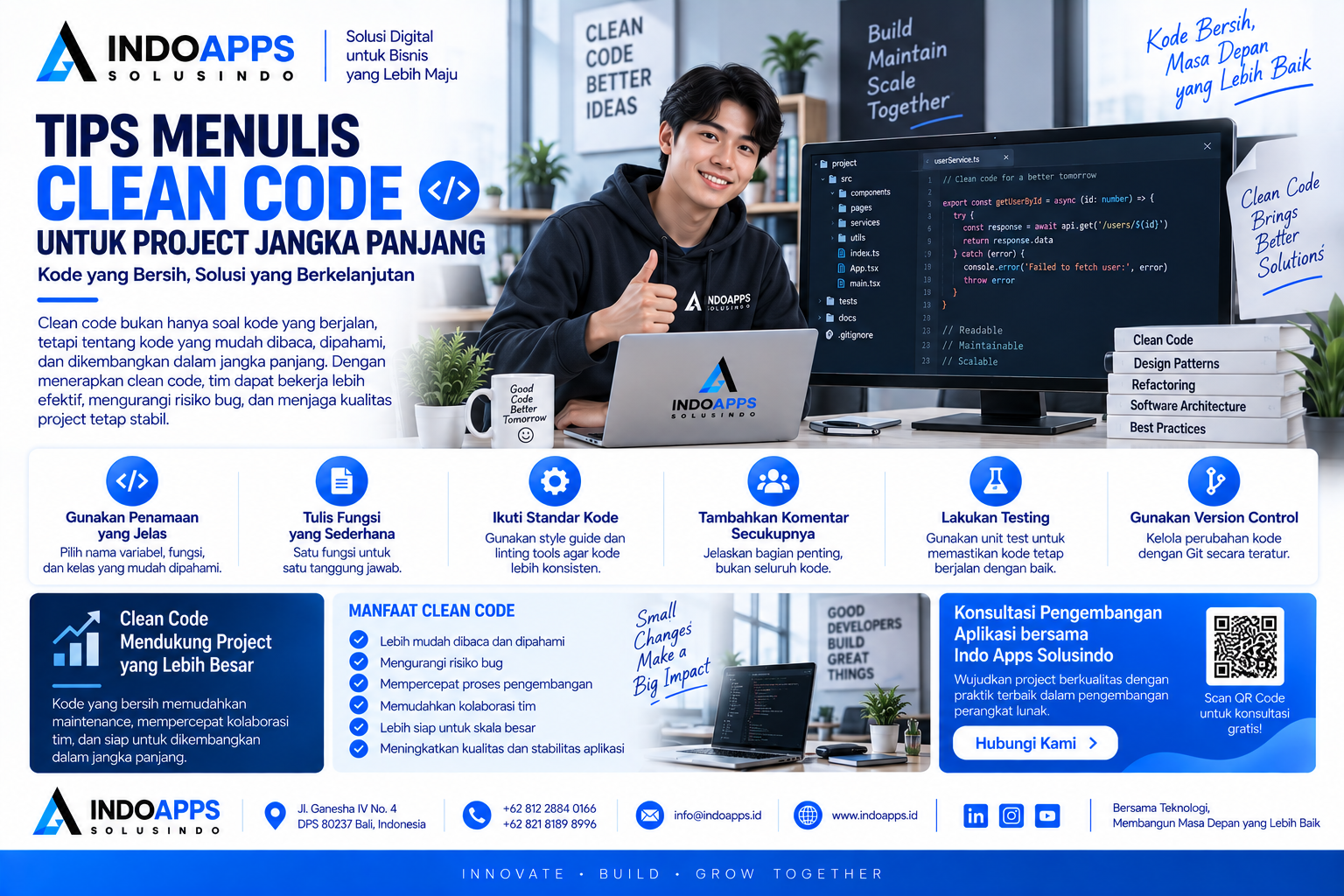 Tips Menulis Clean Code untuk Project Jangka Panjang