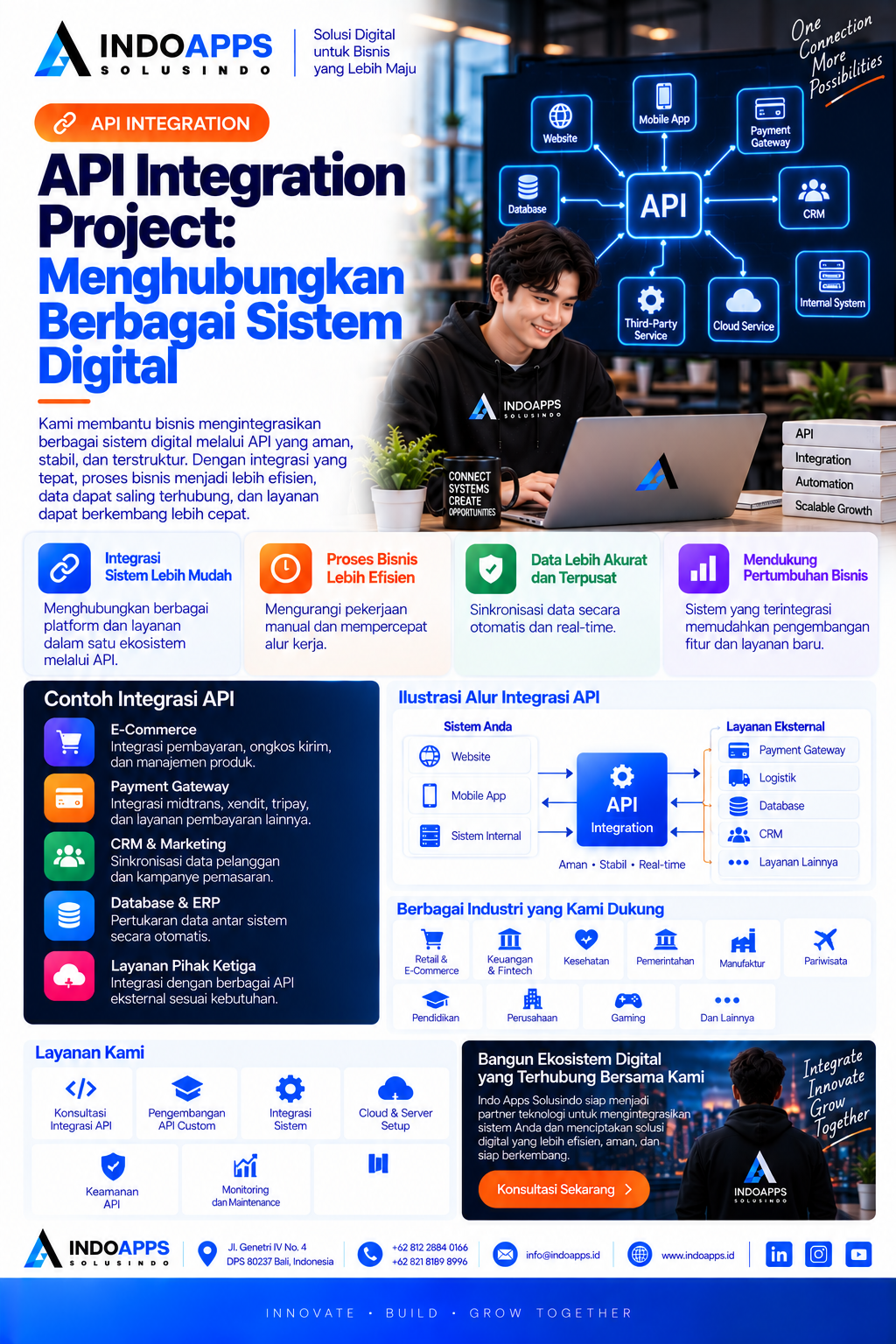 API Integration Project: Menghubungkan Berbagai Sistem Digital untuk Bisnis yang Lebih Efisien