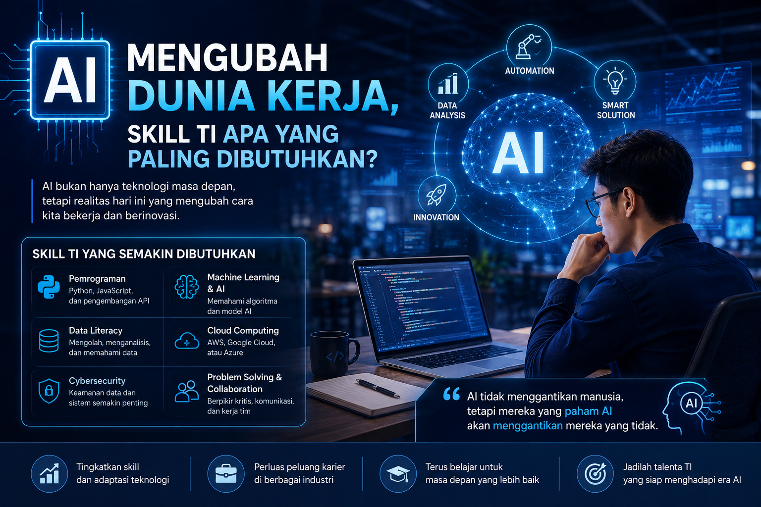 AI Mengubah Dunia Kerja, Skill TI Apa yang Paling Dibutuhkan?