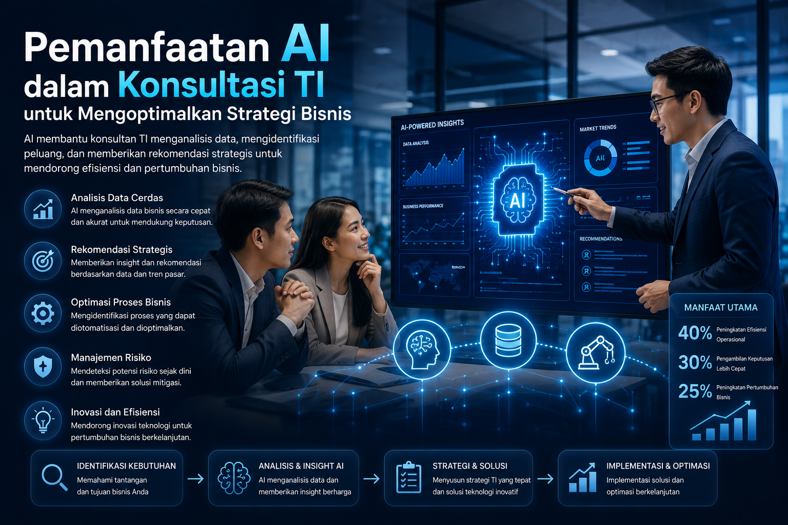 Pemanfaatan AI dalam Konsultasi TI untuk Mengoptimalkan Strategi Bisnis