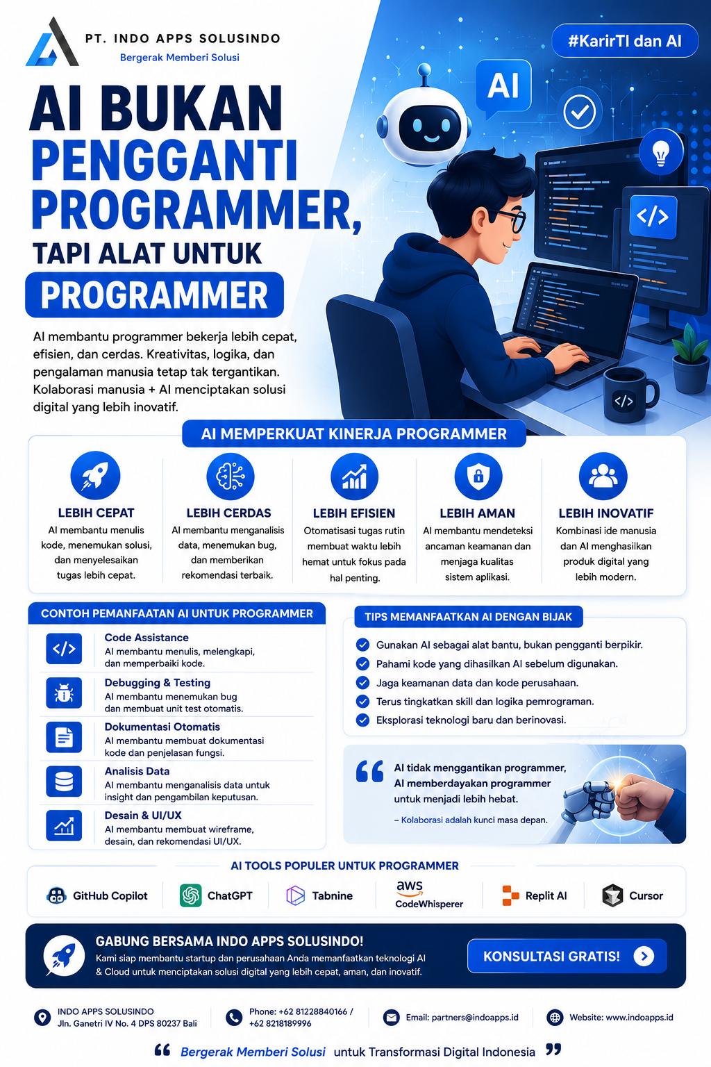 AI Bukan Pengganti Programmer, Tapi Alat untuk Programmer