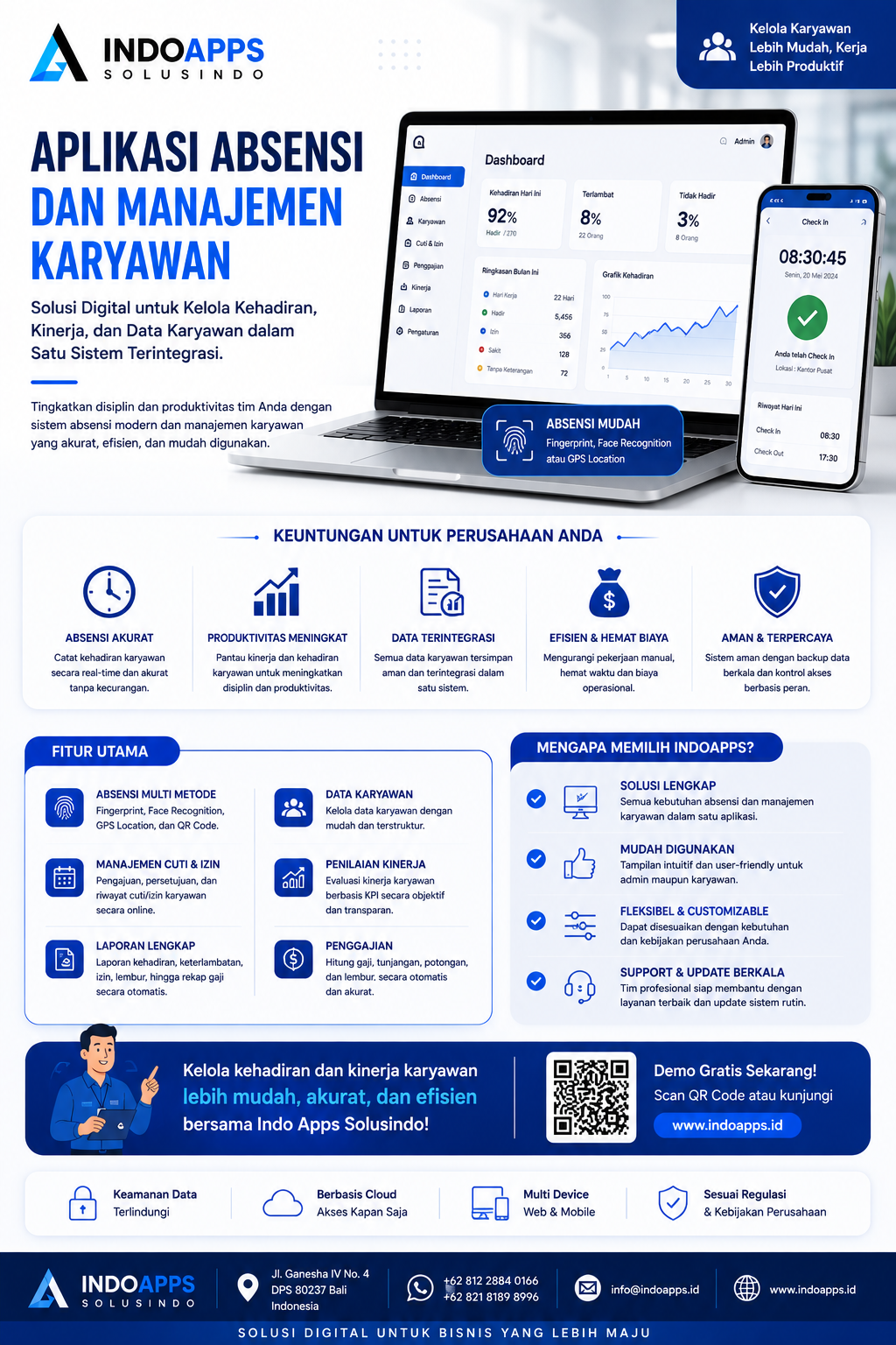 Aplikasi Absensi dan Manajemen Karyawan untuk Bisnis yang Lebih Efisien