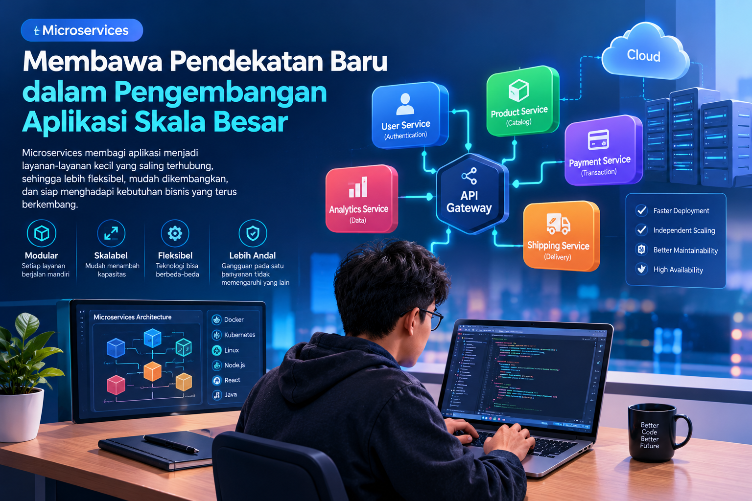 Microservices Membawa Pendekatan Baru dalam Pengembangan Aplikasi Skala Besar