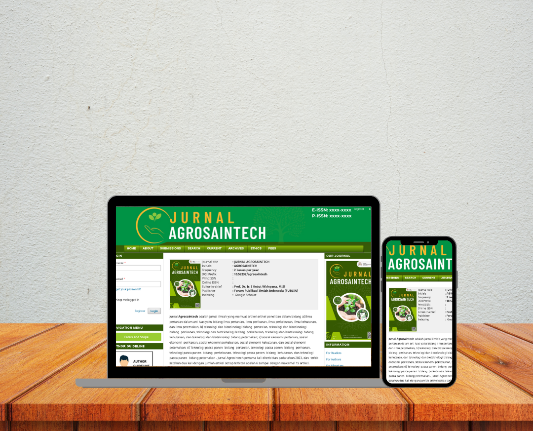 Jurnal Agrosaintech (JA)