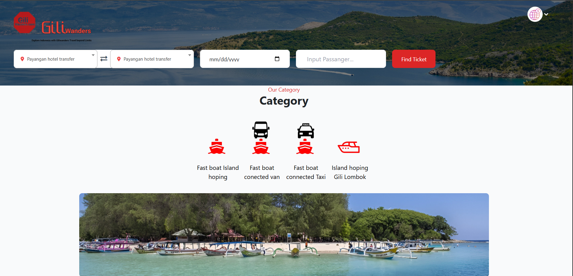 Pengembangan Website Gili Wanders